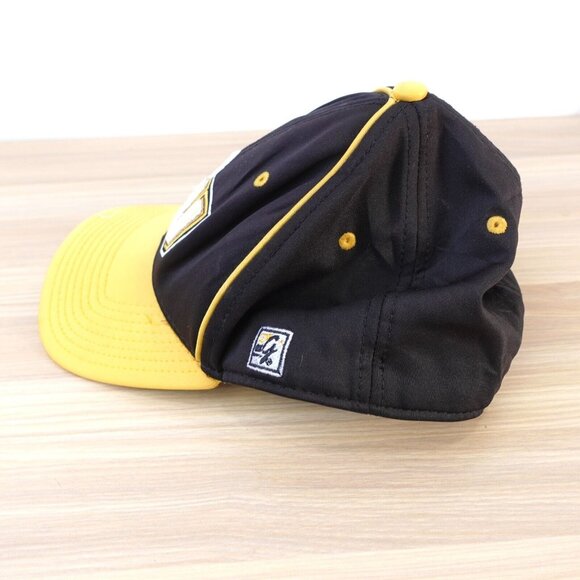 Panthers Cap Black AU Hat Baseball 7 3/8 Yellow Embroidered Logo The Game Pro - Picture 3 of 16